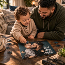 Meilleur papa jamais Cadeau personnalisé de photo 