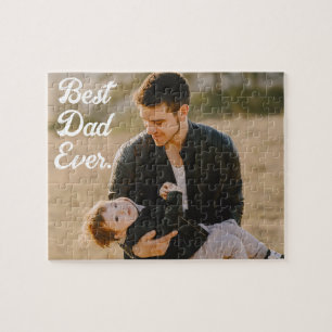 Puzzle Meilleur papa personnalisé Fête des pères photo ca