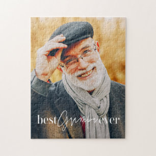 Puzzle Meilleur Papi de tous les temps Photo simple et él