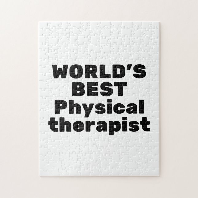 Puzzle Meilleur physiothérapeute du monde (Vertical)