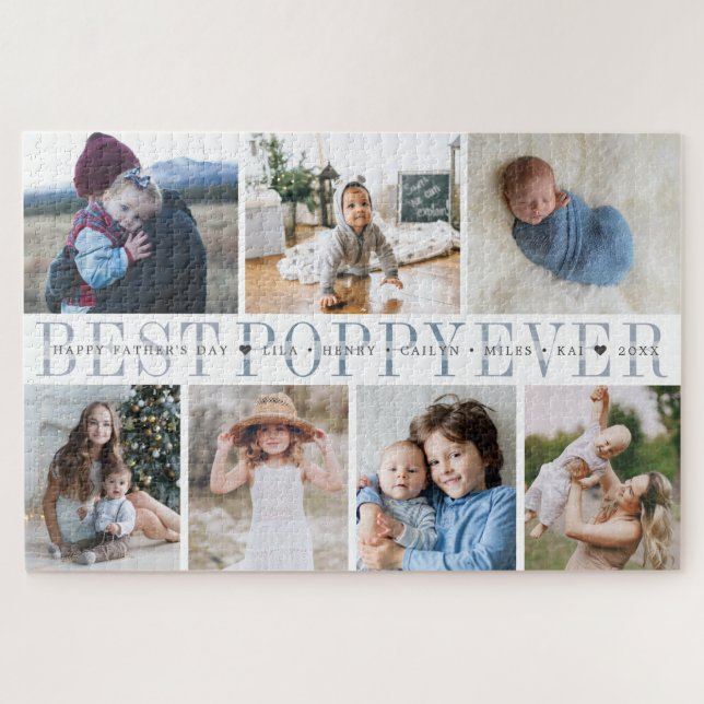 Puzzle Meilleur Poppy jamais | Collage photo pour petits  (Horizontal)