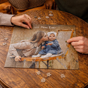 Puzzle Meilleure Maman Personnalisée Photo Fête des Mères
