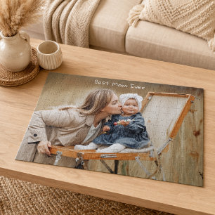 Puzzle Meilleure Maman Personnalisée Photo Fête des Mères