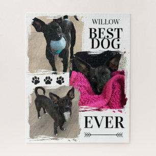 Puzzle Meilleure photo d'empreinte de patte de chien pers