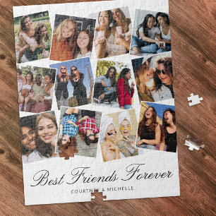 Puzzle Meilleures Amies Pour Toujours 12 Collage de Photo