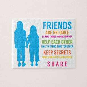 Puzzle Meilleurs amis d'amies de l'ami BFF d'amitié
