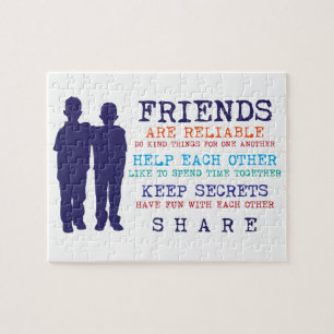Puzzle Meilleurs amis d'amitié d'amis