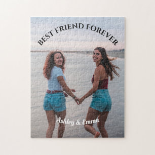 Puzzle Meilleurs amis pour toujours Photo personnalisée e