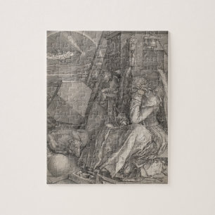 Puzzle Melancholia I, Engraving by Albrecht Durer