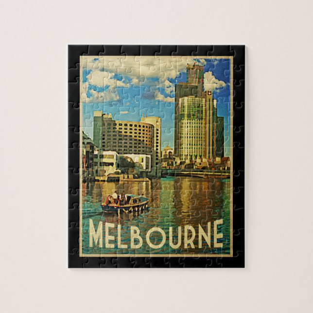Puzzle Melbourne Skyline Australie (Vertical)