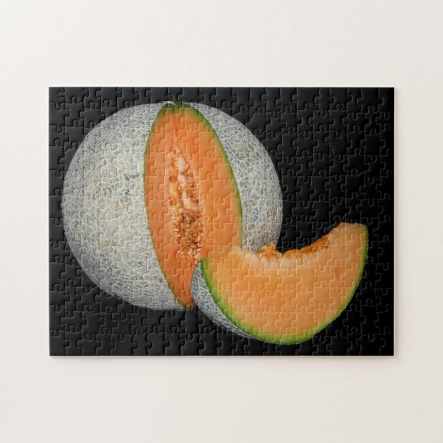 Puzzle Melon Cantaloupe tranché (Horizontal)