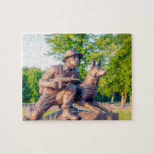 Puzzle Mémorial militaire des chiens de travail