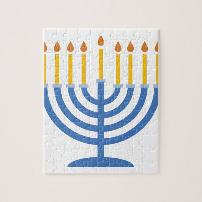 Puzzle Menorah (Vertical)