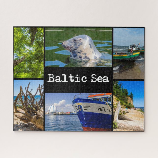 Puzzle Mer Baltique, collage (Horizontal)