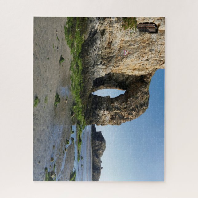 Puzzle Mer Perranporth Côte de Cornouailles Angleterre (Vertical)