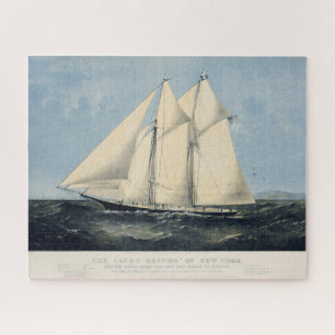Puzzle Mer Vintage antique du yacht