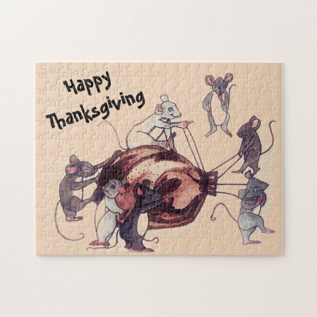 PUZZLE MERCI MICE STEAL TURKEY (Horizontal)