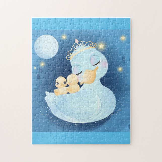 Puzzle Mère Et Bébé Canard (Vertical)