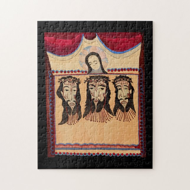 Puzzle Mère Marie Jésus Christ Thorn Art de la Couronne P (Vertical)