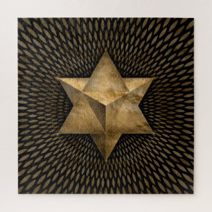 Puzzle Merkabah en or