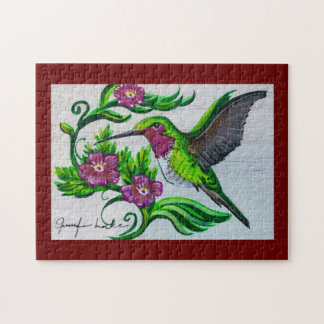 Puzzle Merlot Hummingbird