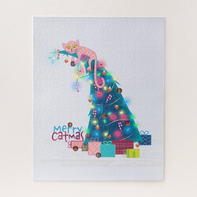 Puzzle Merry Catmas (Vertical)