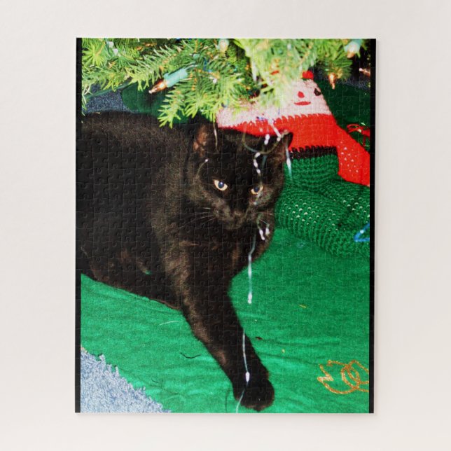 PUZZLE MERRY CHRISTMAS DU CAT (Vertical)