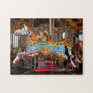 Puzzle Merry Go Round Carousel Horse Brighten Pier