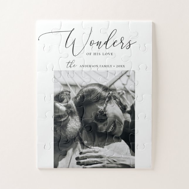 Puzzle Merveilles de son amour | Jeu photo Noël (Vertical)