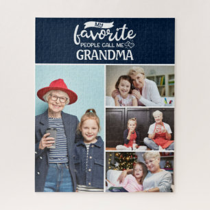 Puzzle Mes favoris m'appellent  4 photos de famille colla