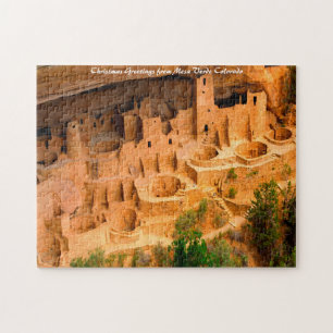 Puzzle Mesa Verde Colorado. voeux de Noël