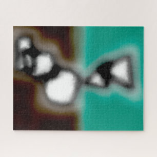 Puzzle Message dans une bouteille : Brun abstrait, sarcel