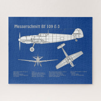 Puzzle Messerschmitt Bf 109 - Plan d'avion ABD