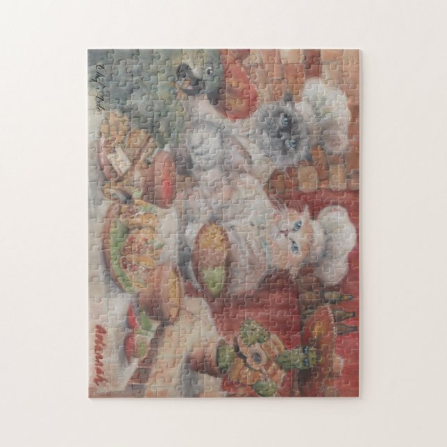 Puzzle mexicain de fiesta d'axe de chef (Vertical)