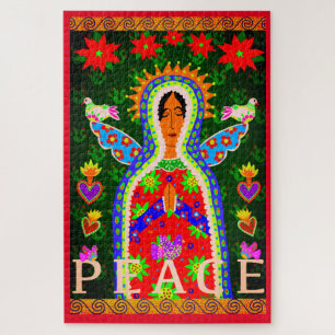 Puzzle Mexicain Prier Ange de Paix 1014 pièce difficile