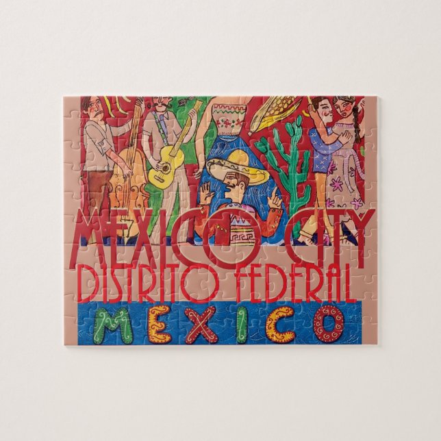 Puzzle Mexico Mexique (Horizontal)