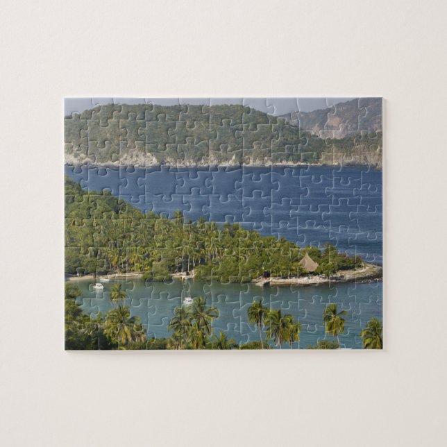 Puzzle Mexique, Guerrero, Zihuatanejo. Playa Las Gatas (Horizontal)
