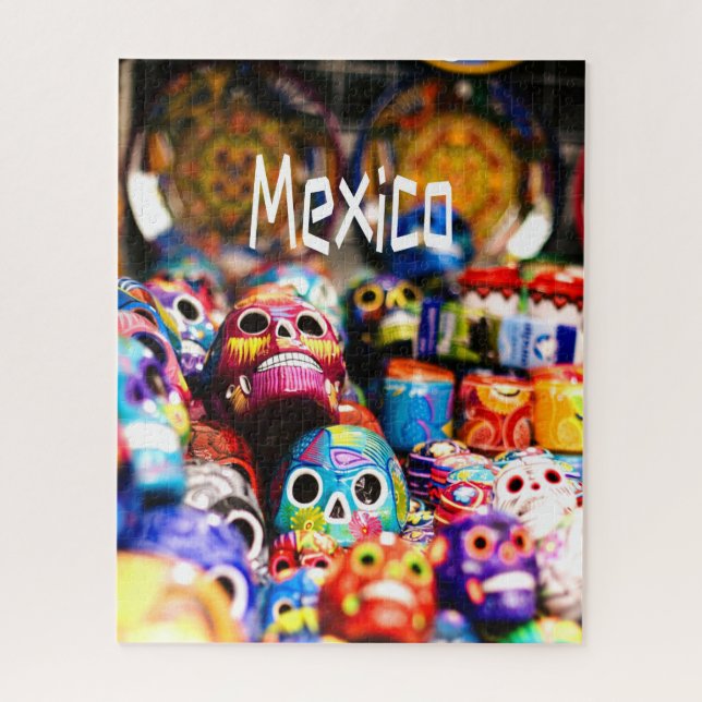 Puzzle Mexique Râle brillant et coloré (Vertical)