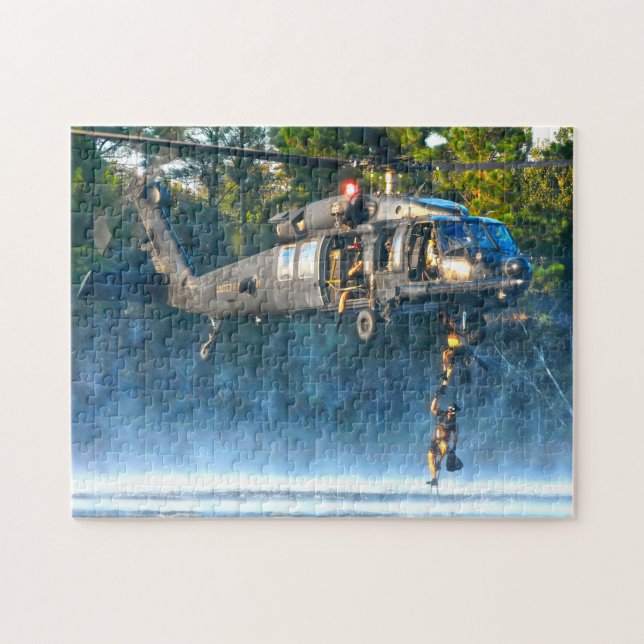 Puzzle MH-60M BLACK HAWK (11x14 POUCES) (Horizontal)