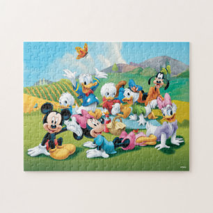 Puzzle Mickey et ses amis font un pique-nique