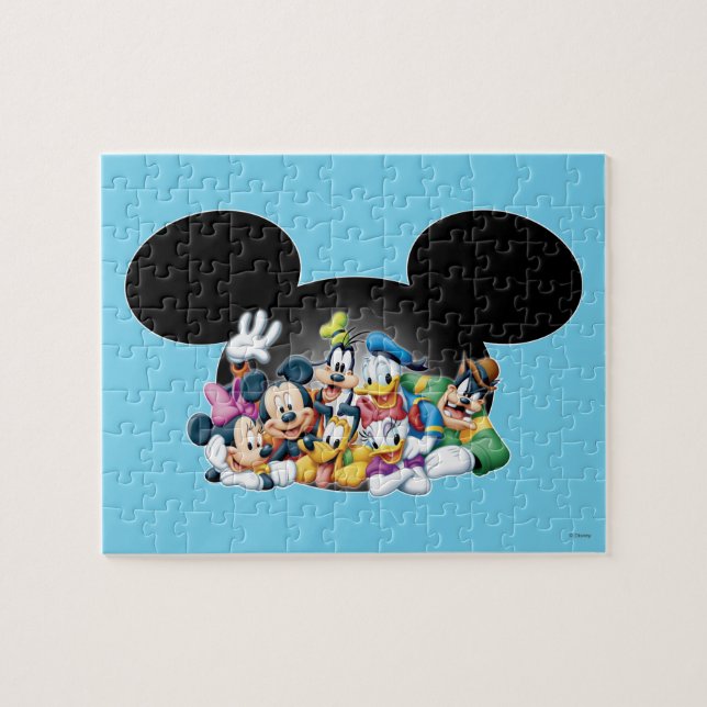 Puzzle Mickey & Friends | Groupe dans Mickey Ears (Horizontal)