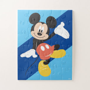 Puzzle Mickey Mouse faisant signe de bonjour