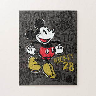 Puzzle Mickey Mouse "Restez Cool" Typographie