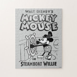 Puzzle Mickey Mouse Steamboat Willie vintage