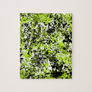 Puzzle Microgreens verts et noirs