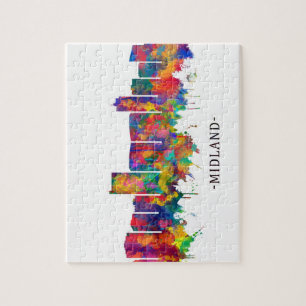 Puzzle Midland Texas Skyline