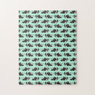 Puzzle Mignon Boston Terrier ZZZ Cadeaux pour Amateurs de