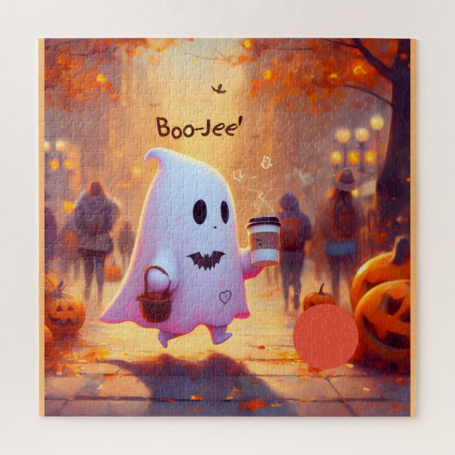 Puzzle Mignon fantôme, dépêchez-vous à la fête (Vertical)