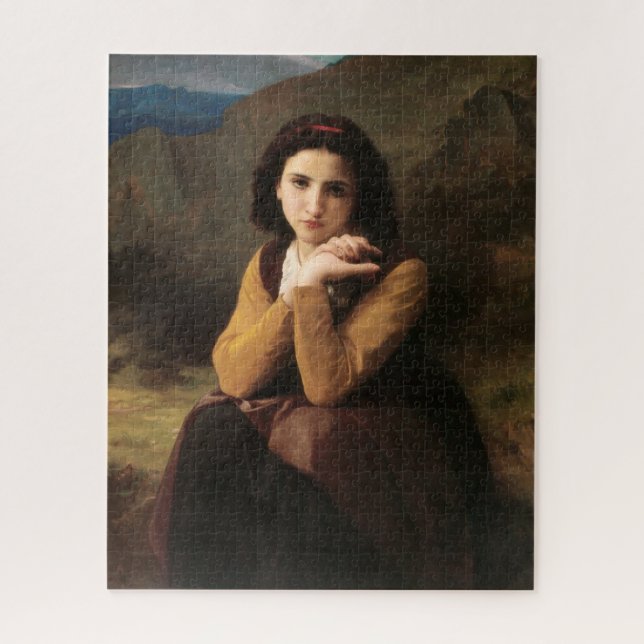 Puzzle Mignon Innocence d'une adolescente, Bouguereau (Vertical)