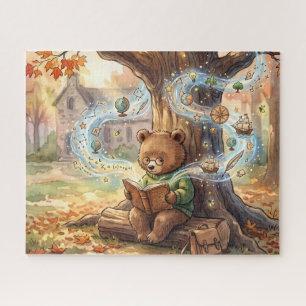 Puzzle Mignon ours de lecture d'étude d'été